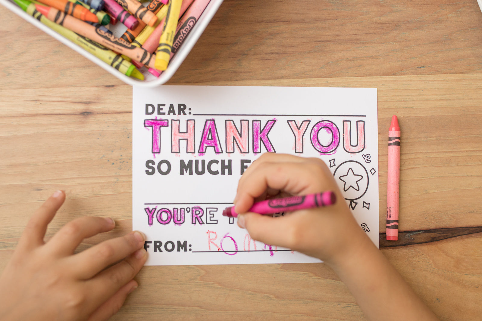 Thank you Coloring Cards