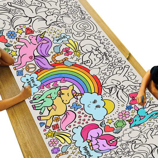 Giant Unicorn Coloring Banner
